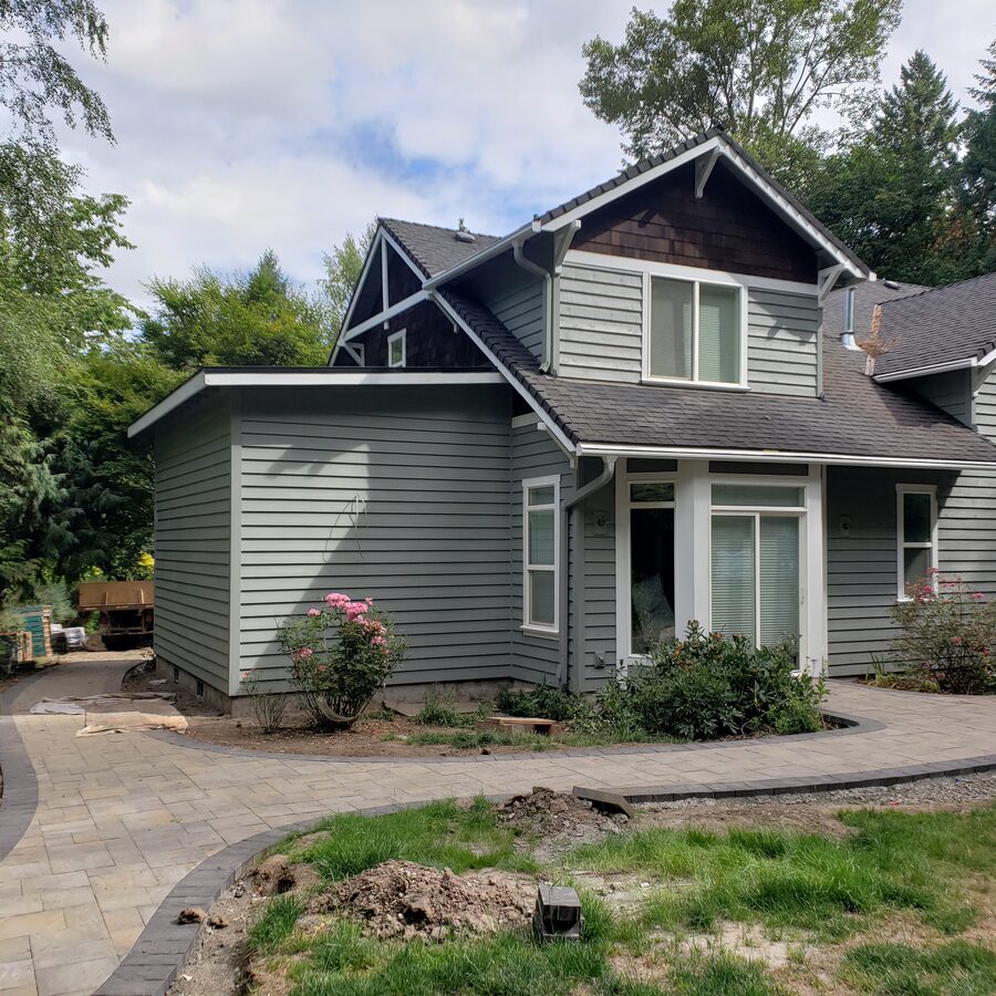 Completed new construction home by ArchAngel Construction Services